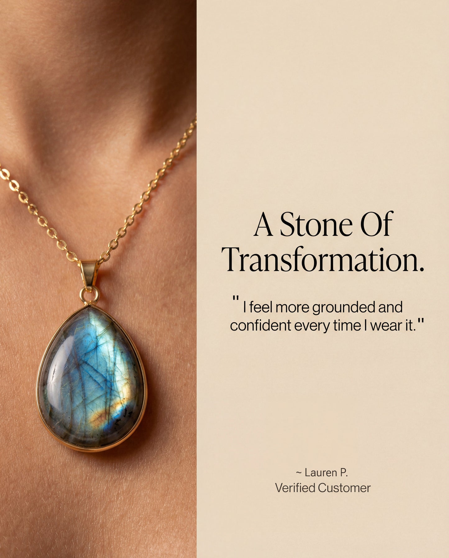 Alura™ Labradorite Transformation Necklace