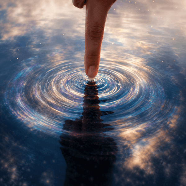 Touch it throughout the day to reconnect with your intention.