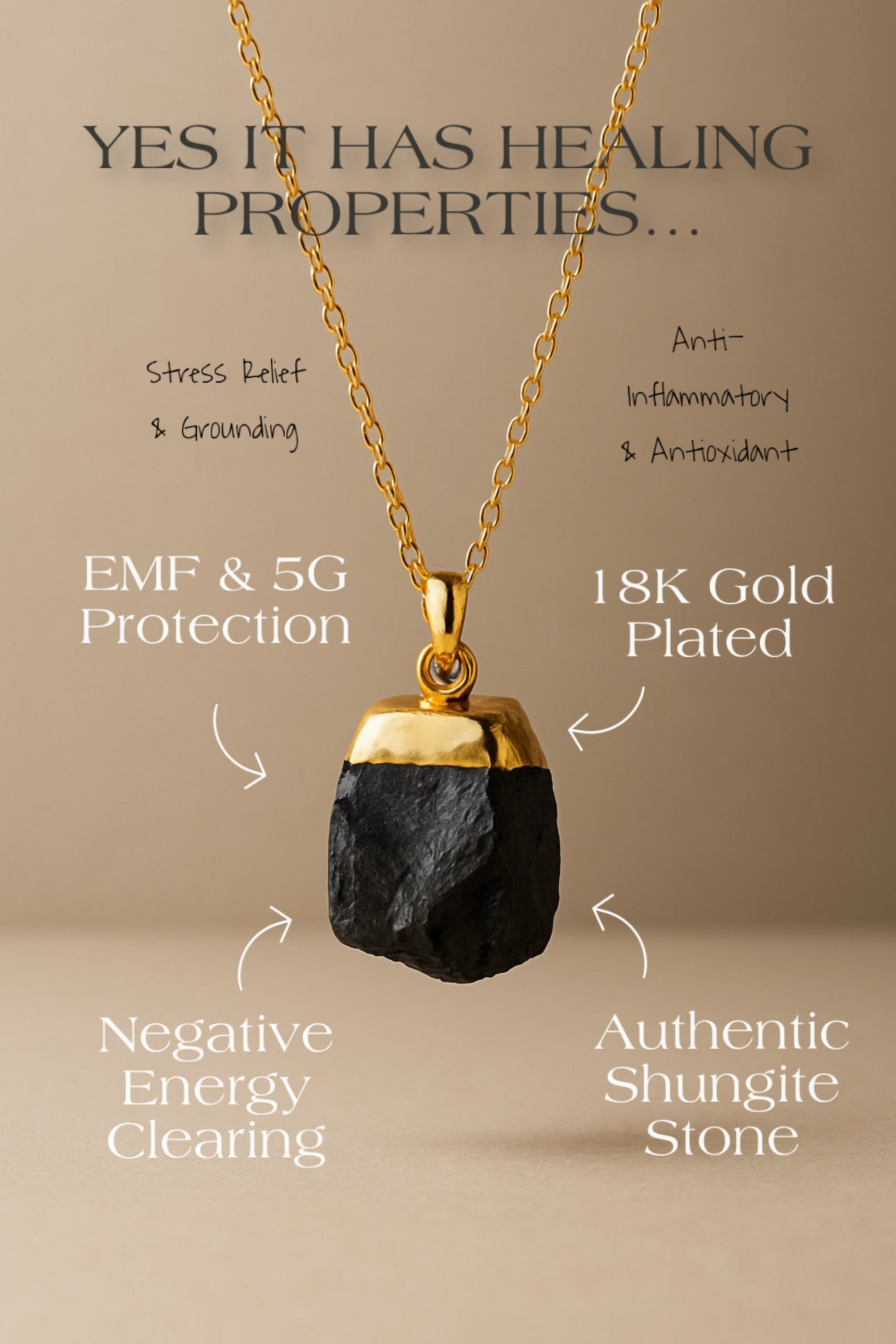 Alura™ Shungite Energy Pendant