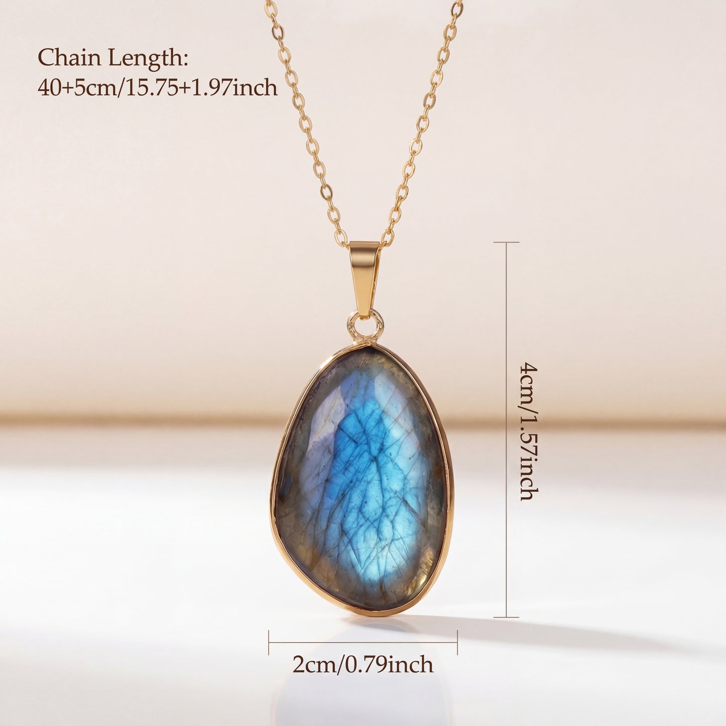 Alura™ Natural Crystal Energy Pendant