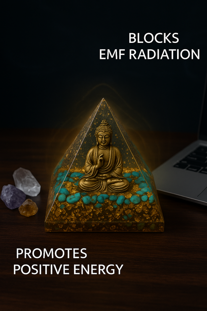 Alura Buddha Orgonite Pyramid
