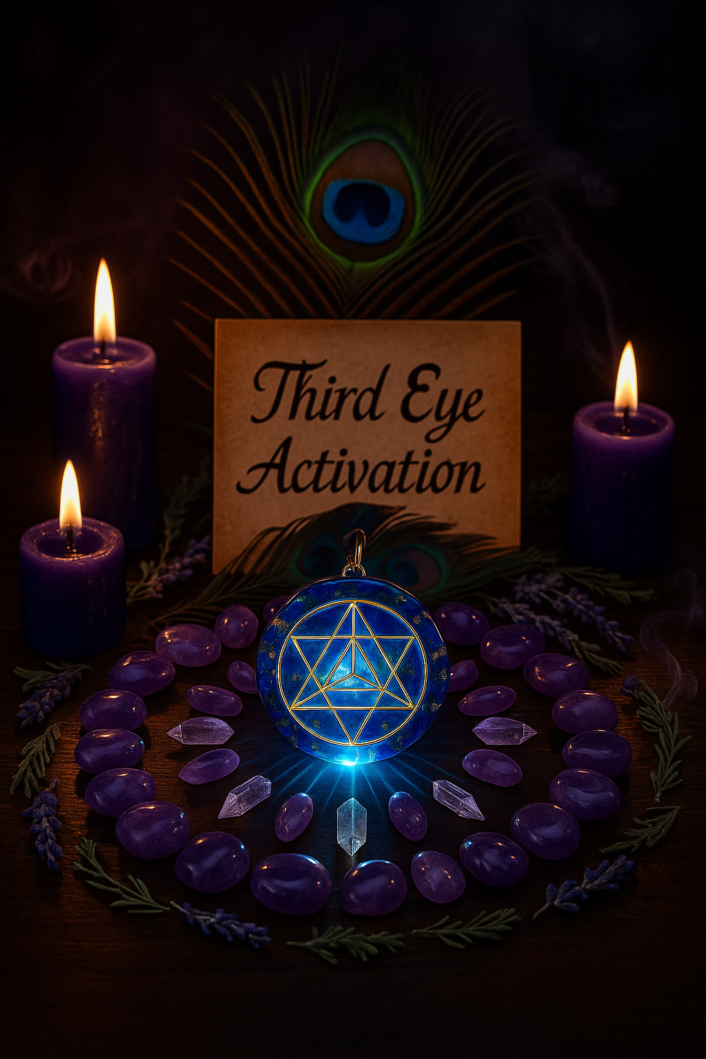 Alura Third Eye Chakra Activation Pendant