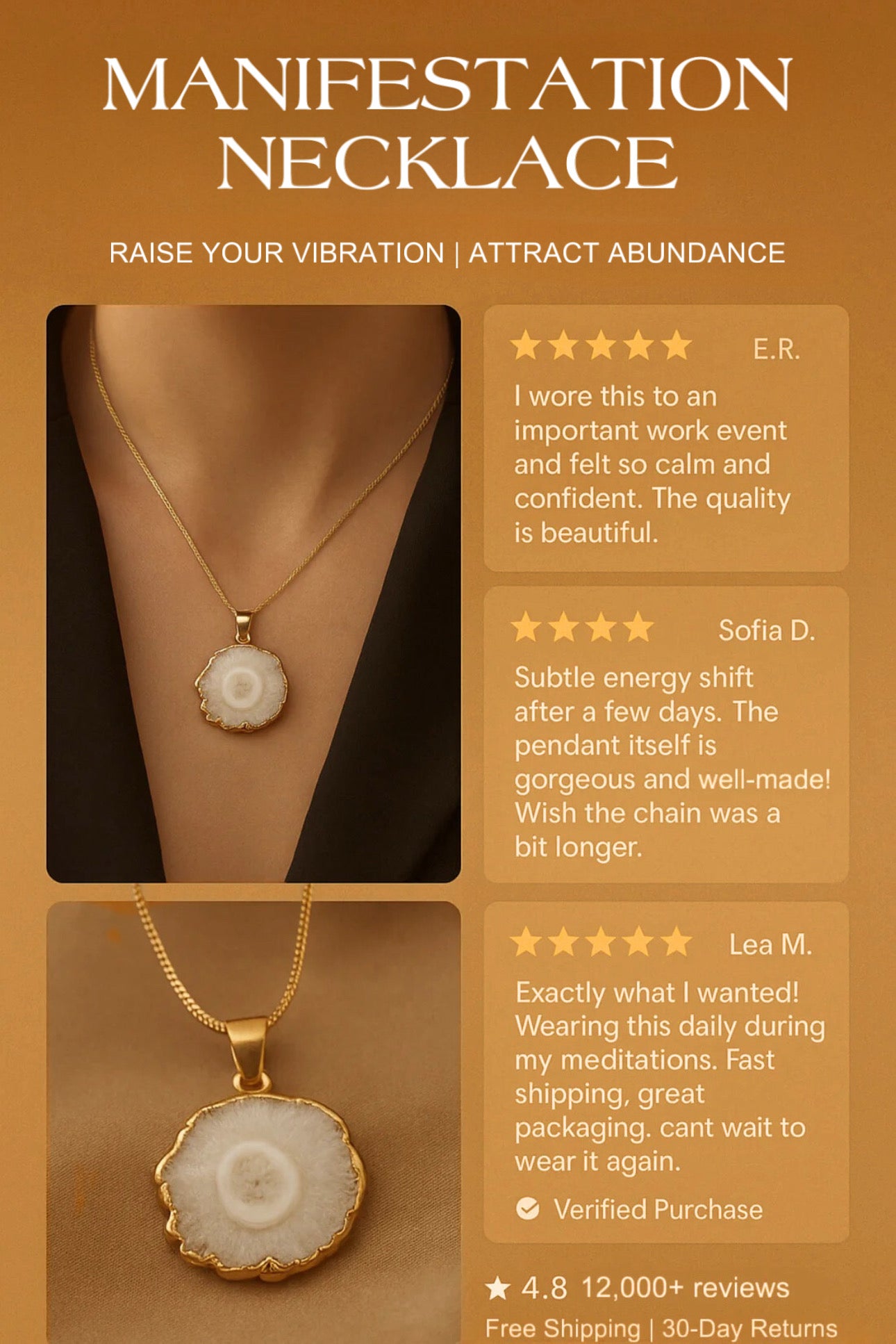 Alura Orgonite Energy Necklace