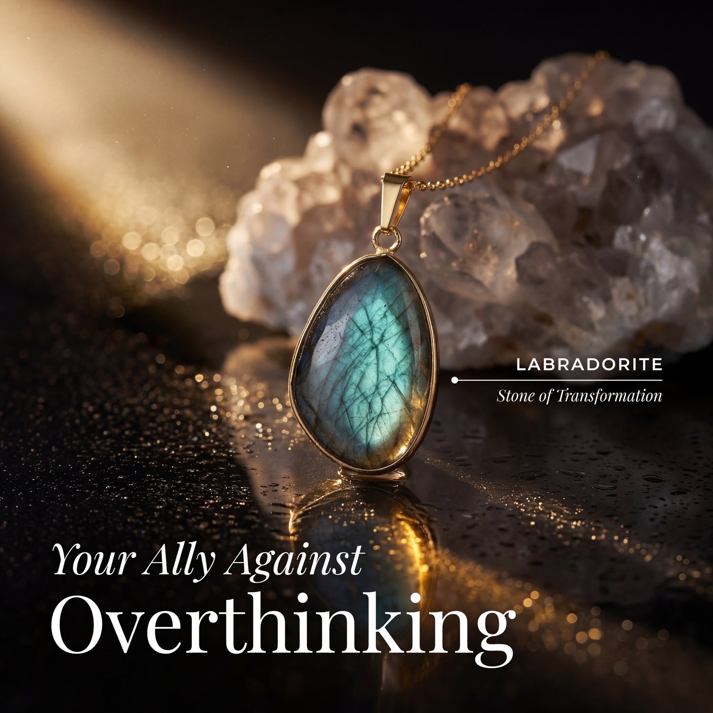 Alura™ Natural Crystal Energy Pendant