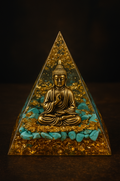 Alura Buddha Orgonite Pyramid
