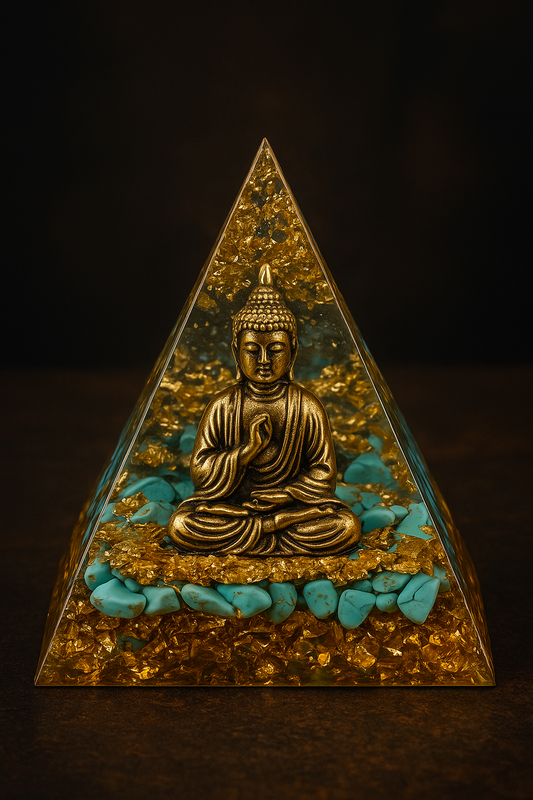 Alura Buddha Orgonite Pyramid