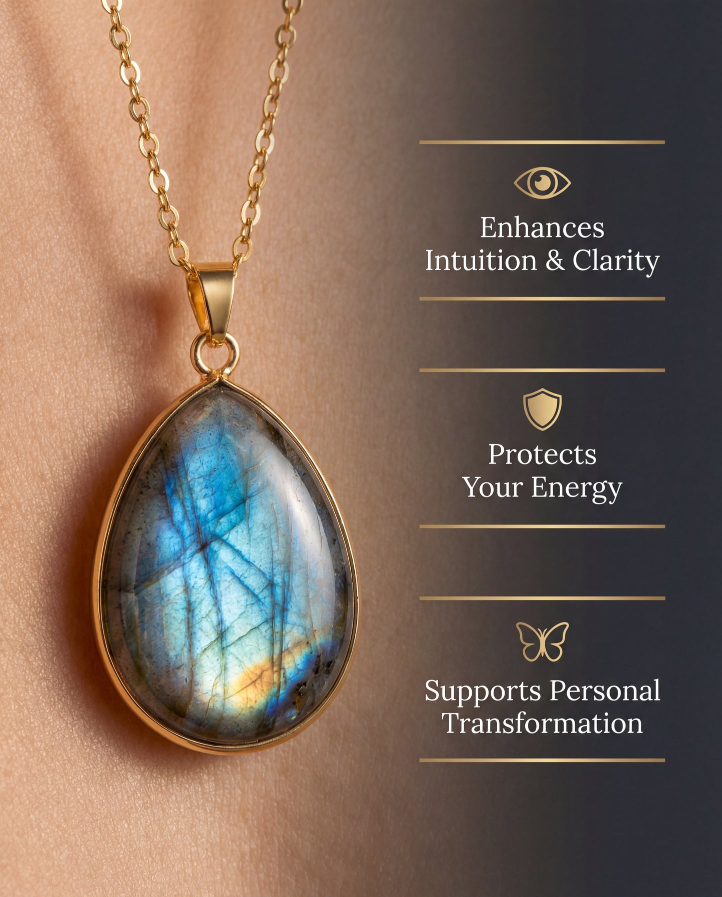 Alura™ Labradorite Transformation Necklace